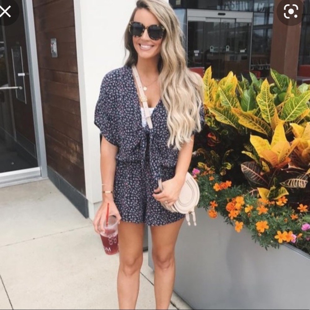 Rails Floral Romper